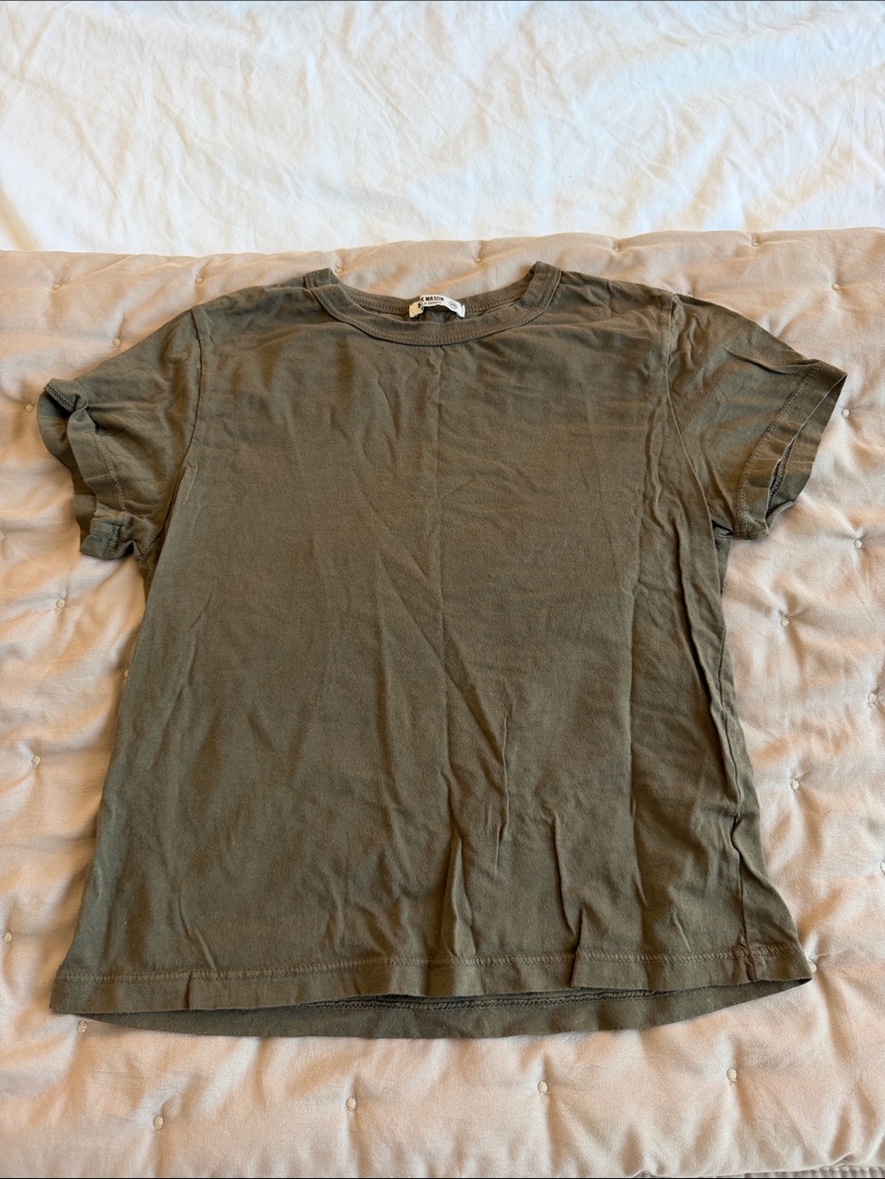 Buck Mason Olive Crewneck Short Sleeve Tee